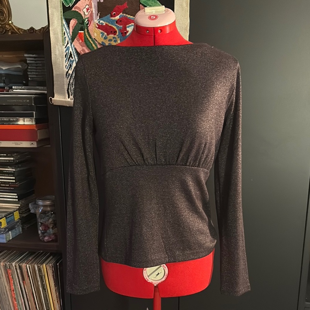 Banana Republic Shimmering Black Blouse